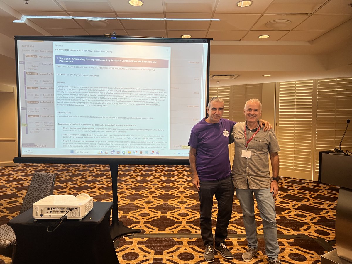ISERN (@iserncommunity) on Twitter photo Last Session of <a href="/ISERNCommunity/">ISERN</a> chaired by <a href="/FranchXavier/">Xavier Franch</a> and Oscar Pastor on Articulating Conceptual Modeling Perspective #ISERN23 <a href="/ESEM_conf/">ESEM Conference</a> Last Session of <a href="/ISERNCommunity/">ISERN</a> chaired by <a href="/FranchXavier/">Xavier Franch</a> and Oscar Pastor on Articulating Conceptual Modeling Perspective #ISERN23 <a href="/ESEM_conf/">ESEM Conference</a>