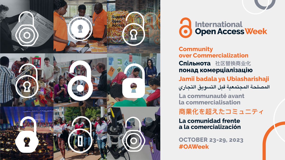 🤝 Join us in celebrating Open Access Week 2023! Together, we can continue to strengthen the bridge between communities and knowledge. Let's make information a common good for all, not a commodity for a few. #OAWeek archive.org