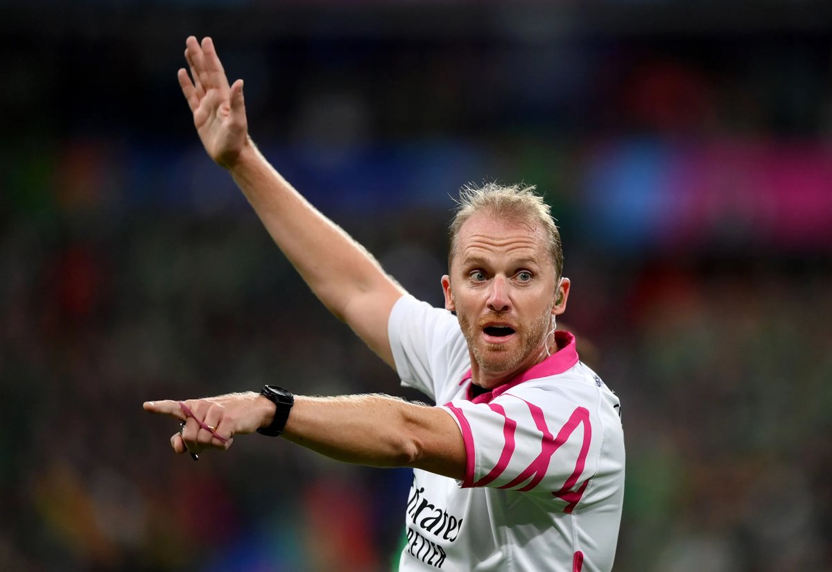 Wayne Barnes to referee Rugby World Cup 2023 final rugby.net #RWC2023 loom.ly/0xagYJI