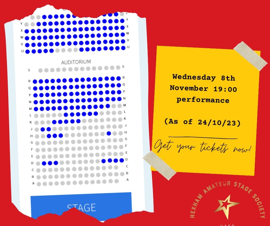 HASSdram's tweet photo. TICKET UPDATE TUESDAY 📷
Best availability for Wednesday and Thursday performances.
Tickets for Hello Dolly are available from📷
https://t.co/1ME9PHiWJg
#HASS2023 https://t.co/VOtrJnTlG3