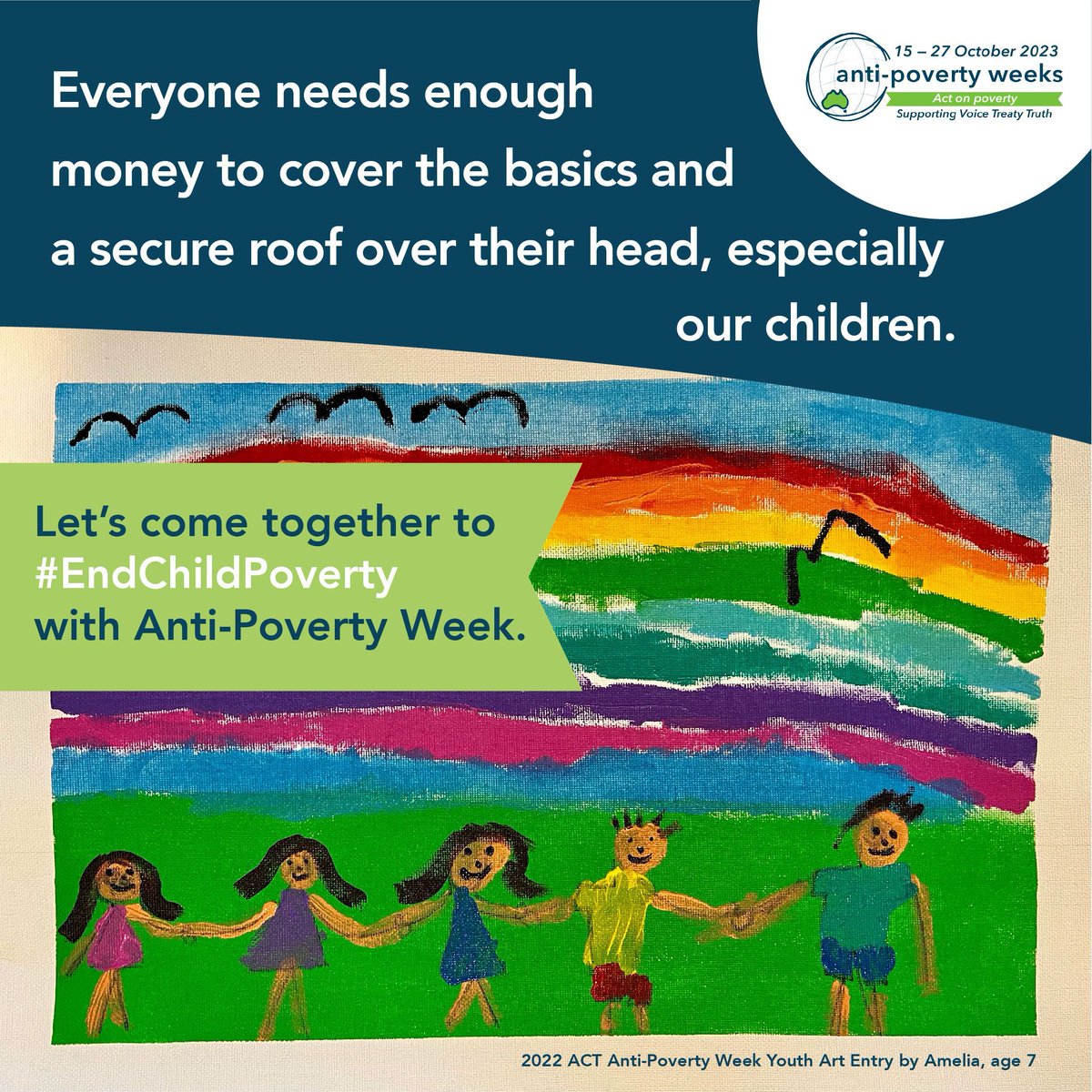 Economic Justice Australia (@ej_australia) on Twitter photo A fair social security system is fundamental to addressing poverty. It provides a safety net to keep a person (& their kids) clothed, housed & fed. In this submission to Gov 👉 buff.ly/4059mOJ we outline steps to reduce poverty. #EndChildPoverty #APW23
<a href="/AntiPovertyWeek/">Anti-Poverty Week</a> A fair social security system is fundamental to addressing poverty. It provides a safety net to keep a person (& their kids) clothed, housed & fed. In this submission to Gov 👉 buff.ly/4059mOJ we outline steps to reduce poverty. #EndChildPoverty #APW23
<a href="/AntiPovertyWeek/">Anti-Poverty Week</a>