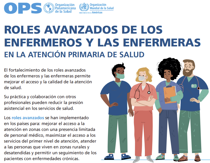 brunamdias's tweet photo. Roles avanzados de los/las enfermeros/as en la atención primaria de salud. Esta infografía presenta la definición, los requisitos de cualificación y el impacto de las/los enfermeras/os de práctica avanzada en los sistemas y servicios de salud.
https://t.co/XdouN6ymN7 https://t.co/b69RZbevwL