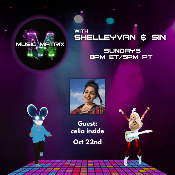 celiainside's tweet photo. i did a pretty in-depth interview the other night about my journey as a musician, artist, producer -- all the things! and i was in such lovely, down to earth company.
huge thx to @teenybod, @SinfulMeatStick, and everyone who took time to join in @decentraland for #MusicMatrix! https://t.co/UiSBtZyEJR