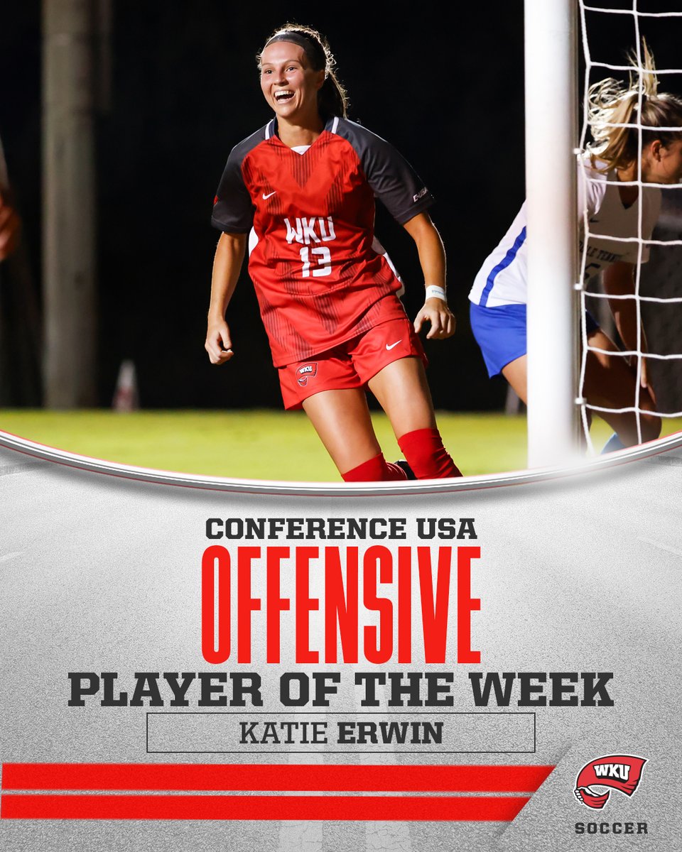 𝘼𝙣𝙤𝙩𝙝𝙚𝙧 𝙊𝙣𝙚

<a href="/katieerwin6/">Katie Erwin</a> earns the 4th CUSA weekly honor of her career! 

📰 goto.ps/406CUvp