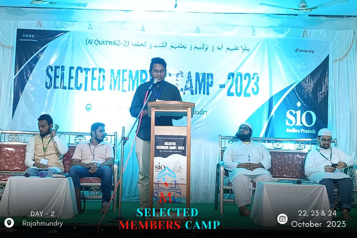 SIO_AP's tweet photo. A comprehensive panel discussion on the topic of "Understanding Organizational Culture and Discipline" by the Zonal Advisory Committee members of SIO AP.
A cultural night , Sports, Quran Group Muta'ala and engaging presentations on book reviews by SMC delegates.
#kabbadi
#mutala https://t.co/ETyCdVIIpM