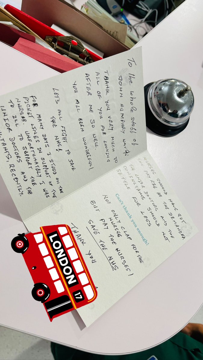 amber_4567's tweet photo. Well done John Humphrey Family…. well appreciated by our patients…. @sasa_richard @majhoye @jheiar101 @bench_00143 @ImperialPeople @sarahjstorey @joolsharris1 @smurphy_nurse @drmelaniedani @SigsworthJanice #itfeelsgreattobeappreciated
#teamworkAndcollaboration https://t.co/Q5ZBcrspRX