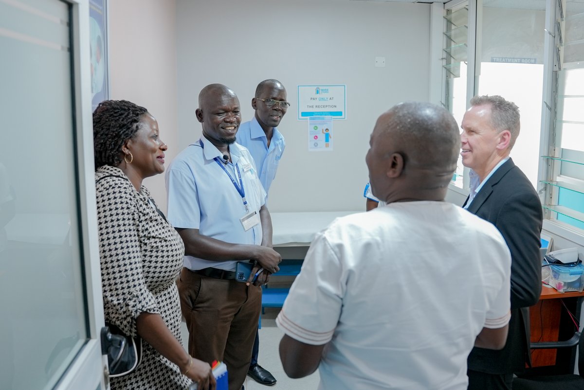 MarieStopesUg's tweet photo. We are delighted to welcome @SimonCookeMSI, the CEO of @MSIchoices to the Uganda Country Program.

Today, he spent some time visiting the @MarieStopesUg Maternity Hospital at Forest Mall, Lugogo and the Centre in Bweyogerere, where he interacted with staff members to understand our country's operations and explore ways we can continue improving access to quality healthcare and safe motherhood.

He was accompanied by the Executive Team, led by our Senior Country Director, Dr Carole @CSekimpi