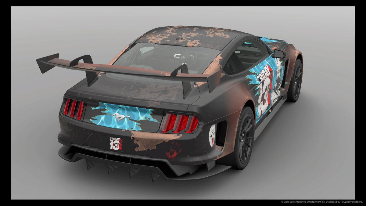 Nerdy_Graham's tweet photo. Friday the 13th horror movie livery.
#GT7 #GranTurismo https://t.co/3QFy35GcpS