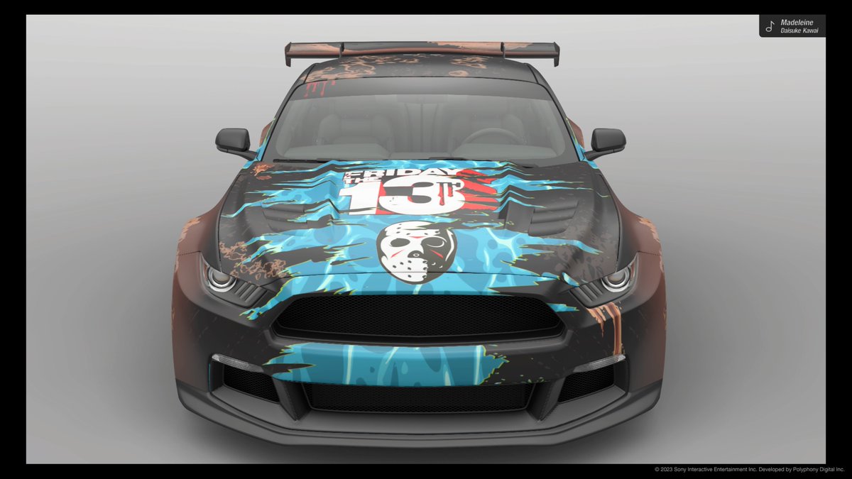 Nerdy_Graham's tweet photo. Friday the 13th horror movie livery.
#GT7 #GranTurismo https://t.co/3QFy35GcpS