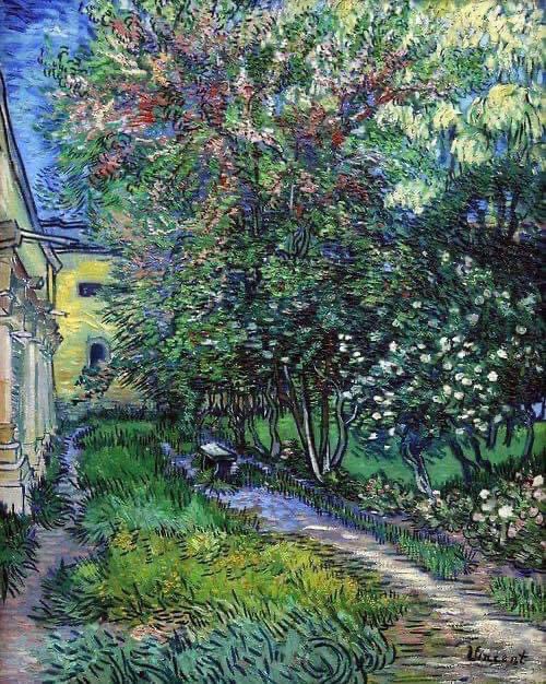 timeout4laughs's tweet image. “I shouldn't precisely have chosen madness if there had been any choice, but once such a thing has taken hold of you, you can't very well get out of it.”
Vincent van Gogh

Vincent van Gogh - The Garden of Saint Paul Hospital, 1889.
