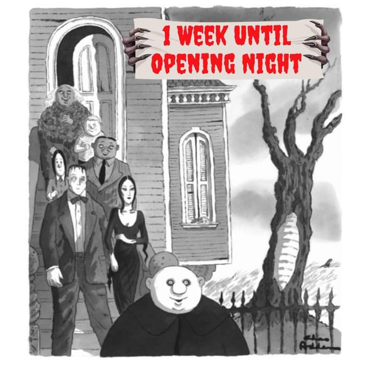 "Where are we headed Fester?" "...To buy our TAOS tickets, they open next week!!" #BeMoreFester and secure your seats for our spooktacular production of 'The Addams Family - a new musical comedy' 31st October to 5th November at Tacchi-Morris Arts Centre tacchi-morris.com/the-addams-fam…