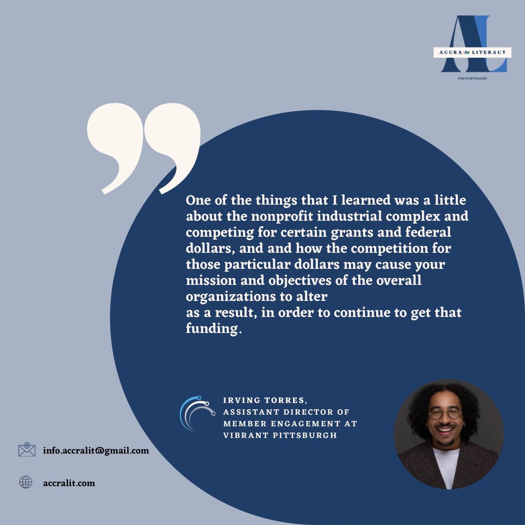 accra_lit's tweet image. If you haven’t already, go read, share, like and comment on part 2 of my conversation with Irving Torres. #Linkinbio #fundingequity #philanthropy #nonprofit