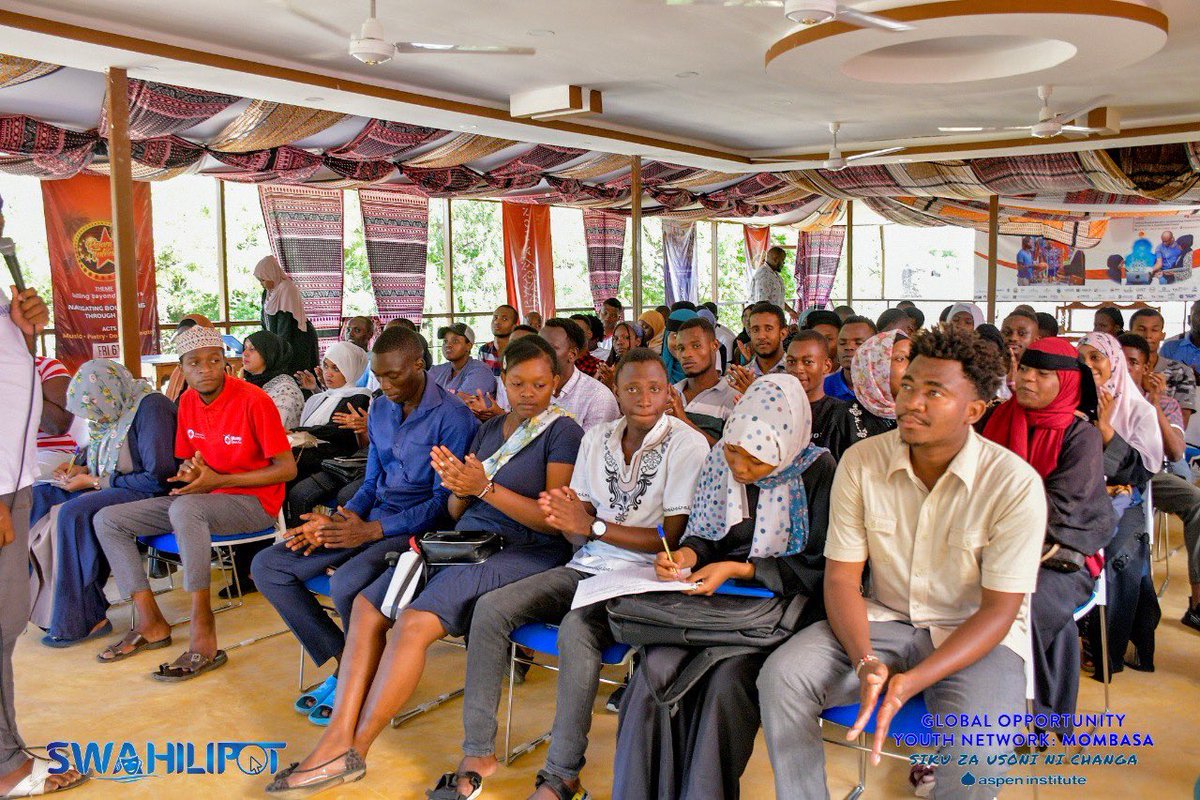 swahilipothub's tweet photo. Today, we had the pleasure of meeting the dedicated volunteers who will play a crucial role during the upcoming Global Convening. Their enthusiasm and commitment during the induction were truly inspiring. Together, we're gearing up to make this event a remarkable success, and their contributions will be invaluable. Stay tuned for more updates and get ready for an unforgettable experience at the 4th Annual GOYN Global Convening!  #GlobalConvening2023  @GOYNmombasa @GlobalOYNetwork