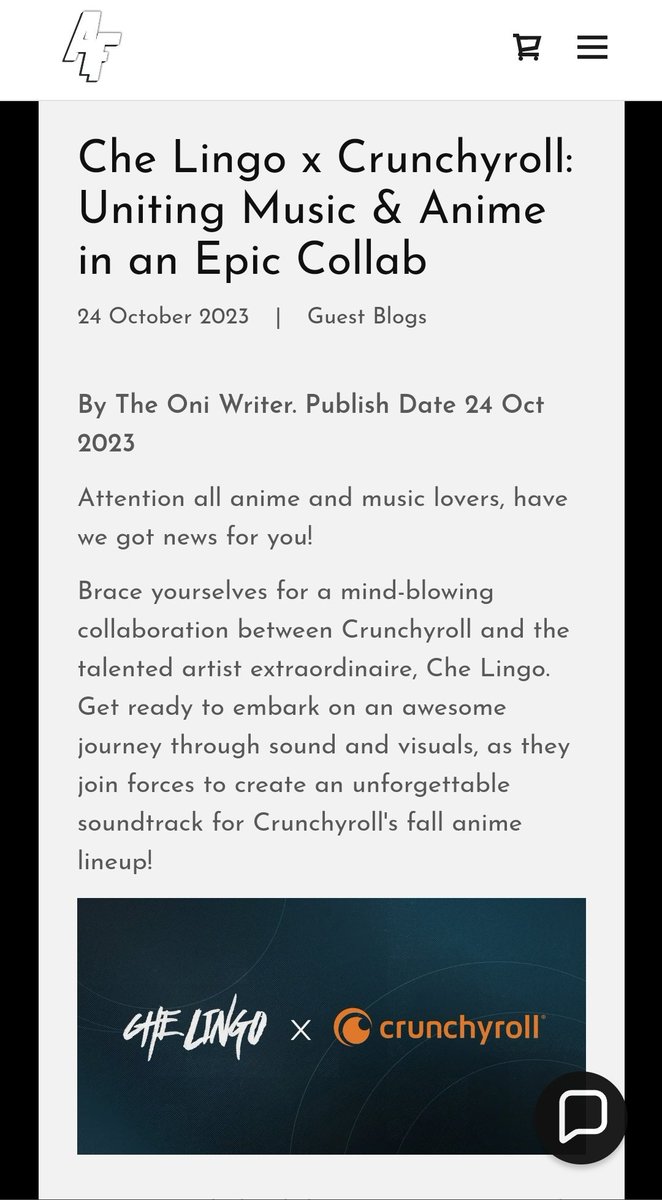 Have you heard the collaboration between <a href="/Che_Lingo/">CHE LINGO</a> x <a href="/Crunchyroll/">Crunchyroll</a> yet? 

No?! Then you're in the right place. We are back with a new blog and a new guest writer!

animefreshmen.com/blog/f/crunchy…

#Anime #Crunchyroll #AnimeFreshmen