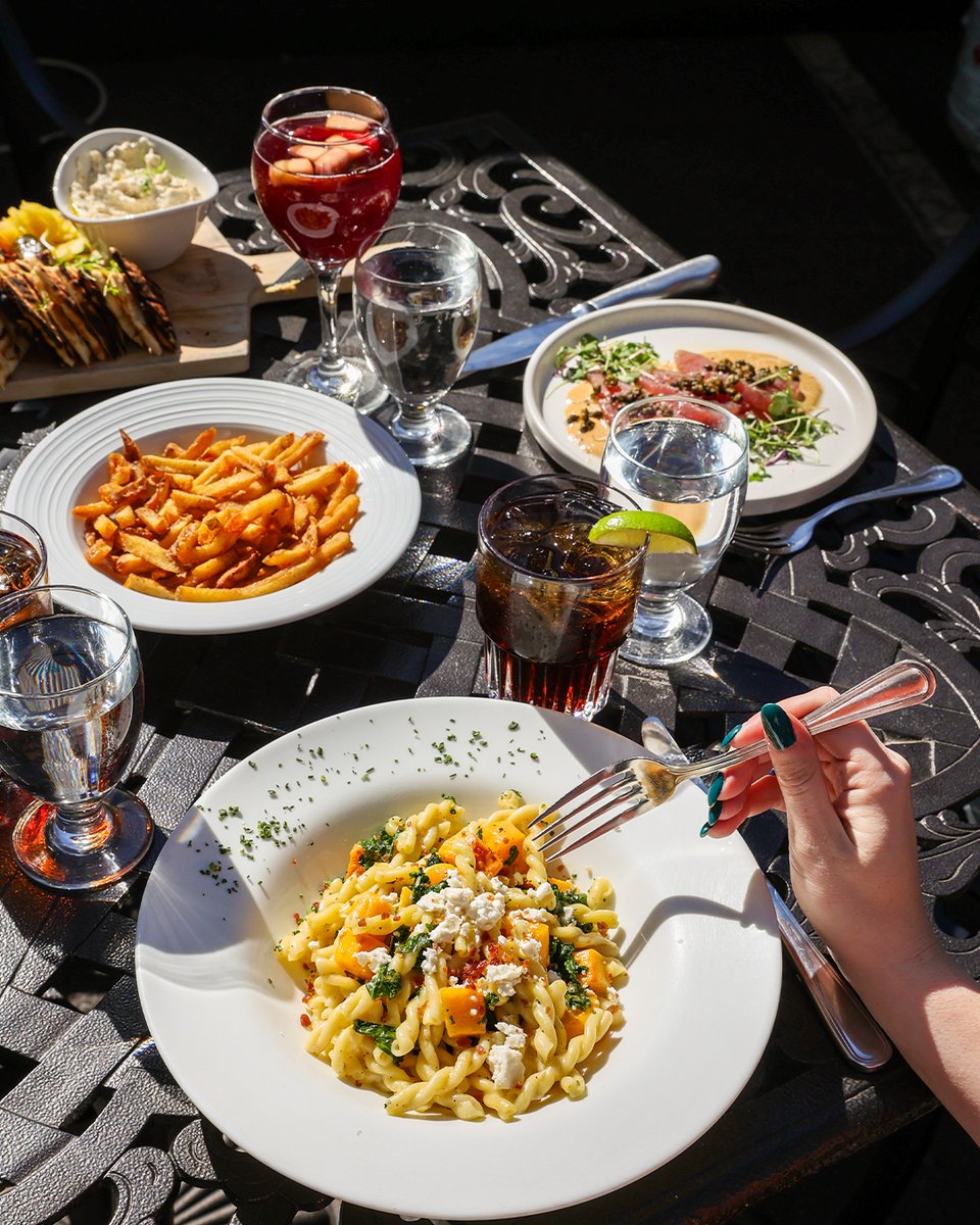 Twist &amp; Taste ✨🍂 You'll fall for our new Butternut Gemelli featuring kale, roast squash sauce, brown butter, brioche, and feta