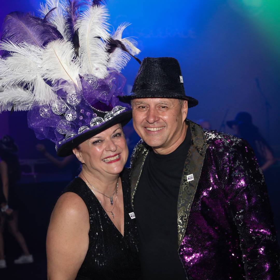 HatsOn4Aware's tweet photo. OH, WHAT A NIGHT! ✨⁠
⁠
Thank you to our incredible community for showing up - in the most amazing hats, of course - to have fun and fundraise for mental health! 🎩 🎊⁠
⁠
#hatsquerade #hatsquerade2023 #talkhatson #vaughanevents #torontoevents ⁠ https://t.co/zZbUSNgFF1