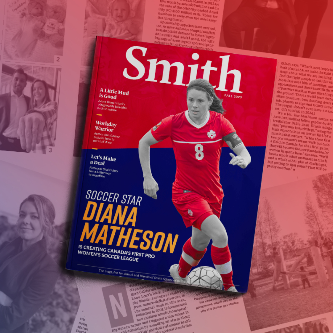 The fall issue of #SmithMagazine is now available online and in print! Dive into the latest articles, including features, #alumni profiles, school news and #insights from #faculty and alumni experts. You won't want to miss it! 

Read now: smith.queensu.ca/magazine/index…