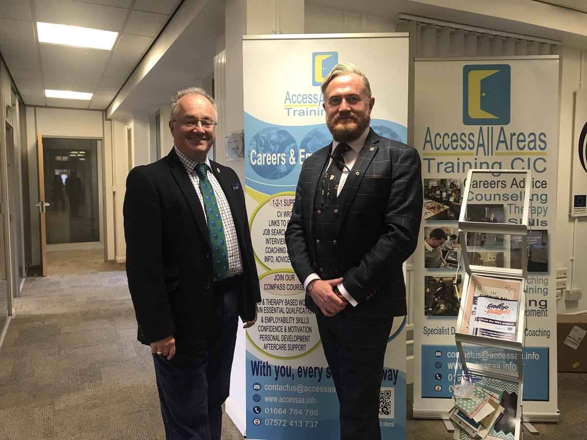 How to tackle some of the issues underlying crime & ASB in the @MeltonBC area were discussed with Cllr Mark Frisby of Access All Areas - some innovative thinking going on here. #MakeOurStreetsSafeAgain #MOSSA