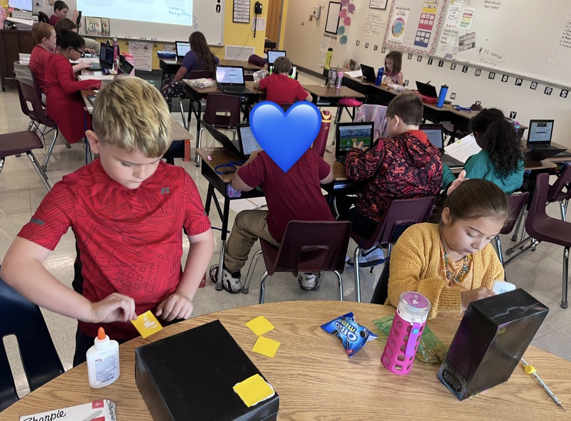 Construction of “Array City” is underway! Students are given a multiplication fact and they have to build an array out of “windows”to make their building. Stay tuned to see where Array City ends up!