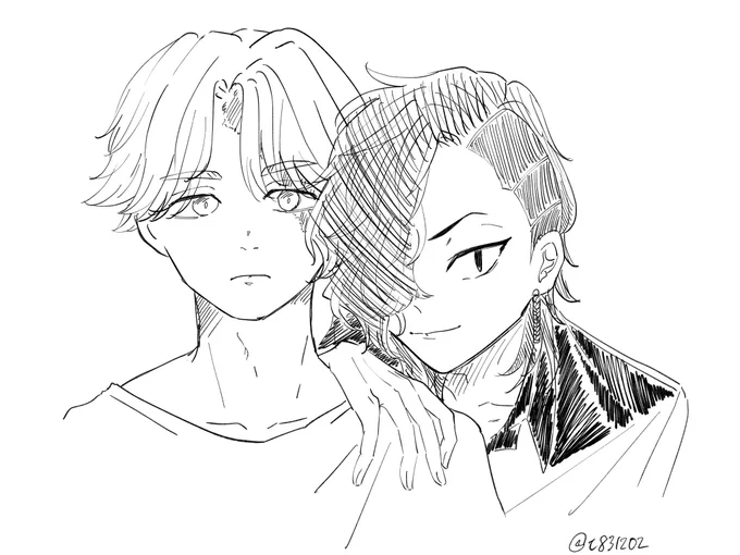 久々に描いたけど安定に難しい作画違いすぎるな😂 