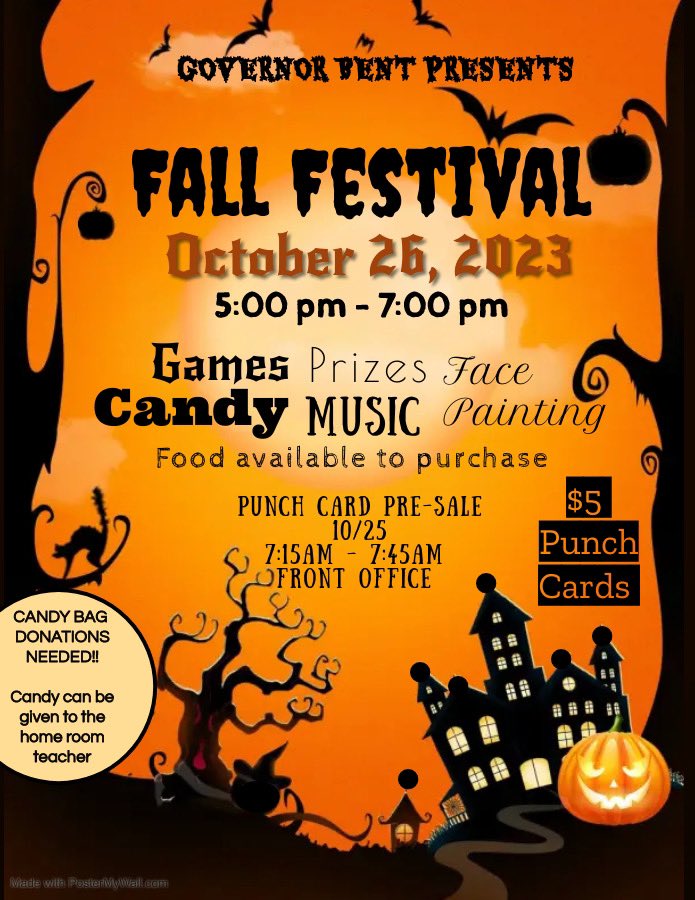 Come join us for our fall festival this Thursday from 5-7pm.