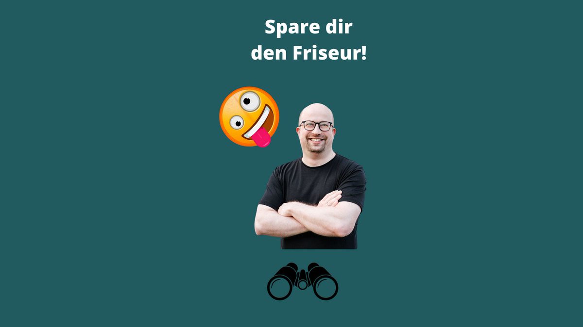finanzfernglas's tweet image. Gilt (hauptsächlich für Männer), die (nur noch) wenige oder keine Haare (mehr) haben, eine Glatze tragen oder ihre Haarpracht sehr kurz halten. Mit einer Haarschneidemaschine kannst du viel Geld sparen.

#geldsparen #spartipps #hair #haicut #hairdresser #haare #finanzfernglas