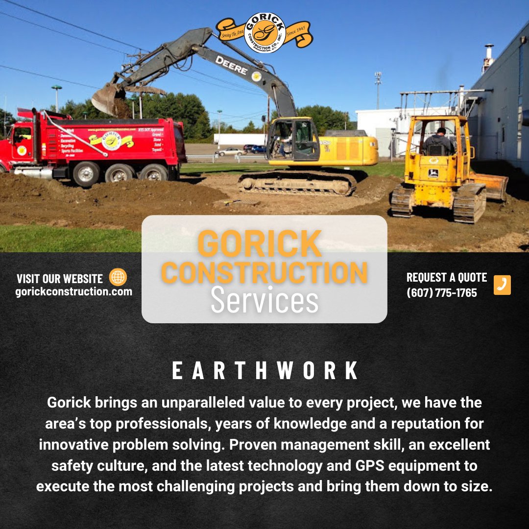 gorick_const's tweet photo. We proudly provide an expansive array of offerings, including specialized proficiency in Excavation and Earthwork. https://t.co/DBfuXjU1KU