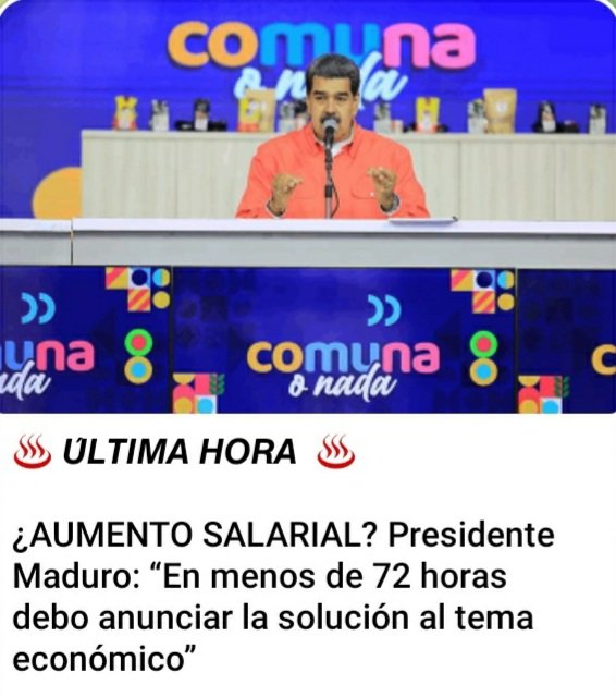 joravel58's tweet photo. Esto dijo Maduro el 20/10/2023. Pregunto: ¿Dónde está el anuncio de la Solución al Tema Económico?. ¿ Será que tenemos que esperar año y medio más para que se tomen acciones al respecto?. Siguen las promesas incumplidas y el tiempo corre https://t.co/UM8HN9wsOi