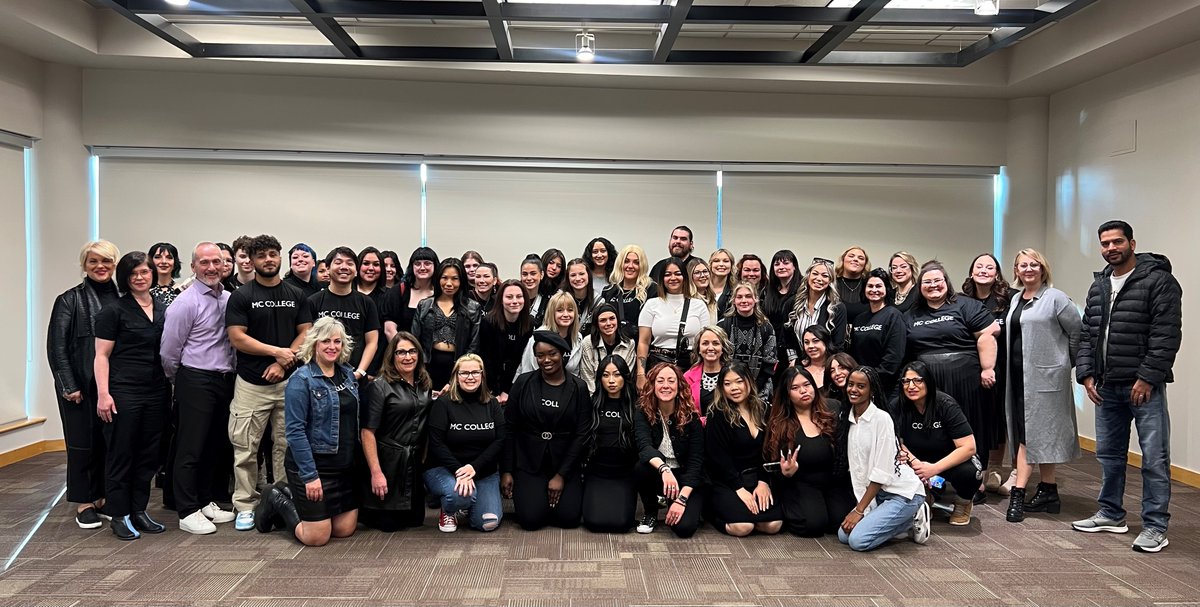 Over the weekend, students and faculty members from MC College attended the Beauty X event in Toronto,

where we had the opportunity to listen and learn from inspiring mentors within the industry!