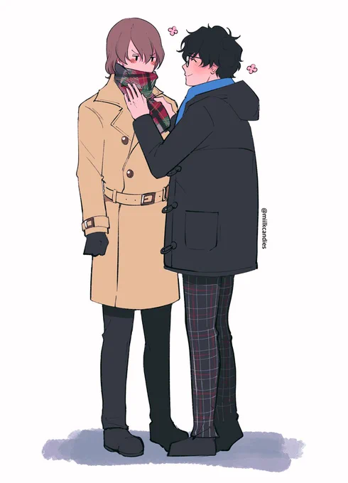 surprise!!  drew me shuake for our art trade and we decided to post each other's stuff!  THANK YOU AGAIN i love them so much ;;w;; #shuake #akeshu