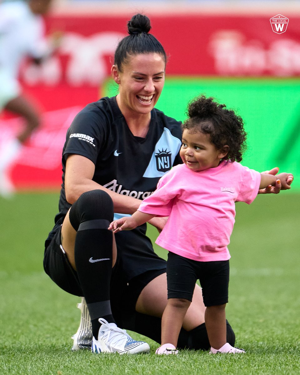 Ali Krieger & Sloane at Red Bull Arena