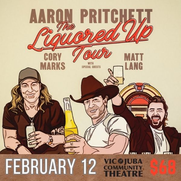 VicJubaTheatre's tweet photo. Tickets go on-sale for Lloydminster this Friday! @AaronPritchett https://t.co/7mHU88nNhX
