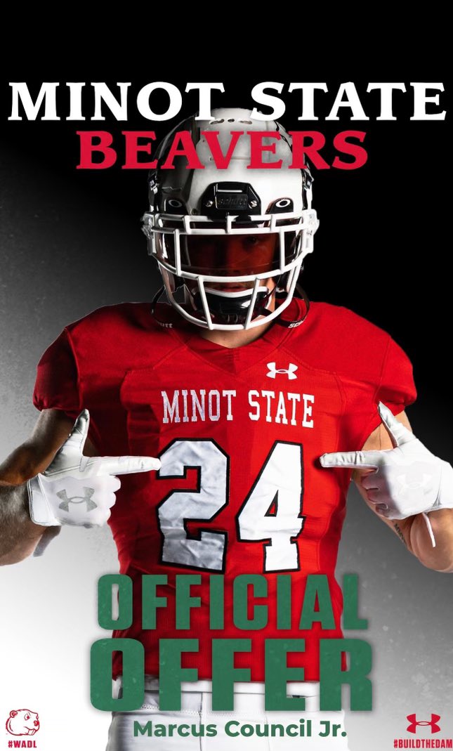 After a great conversation with @Coach_MikeBruno I am blessed to say i have received my first offer with the Minot State Beavers, Go Beavers!! #SilveradoHSFB @coachshields