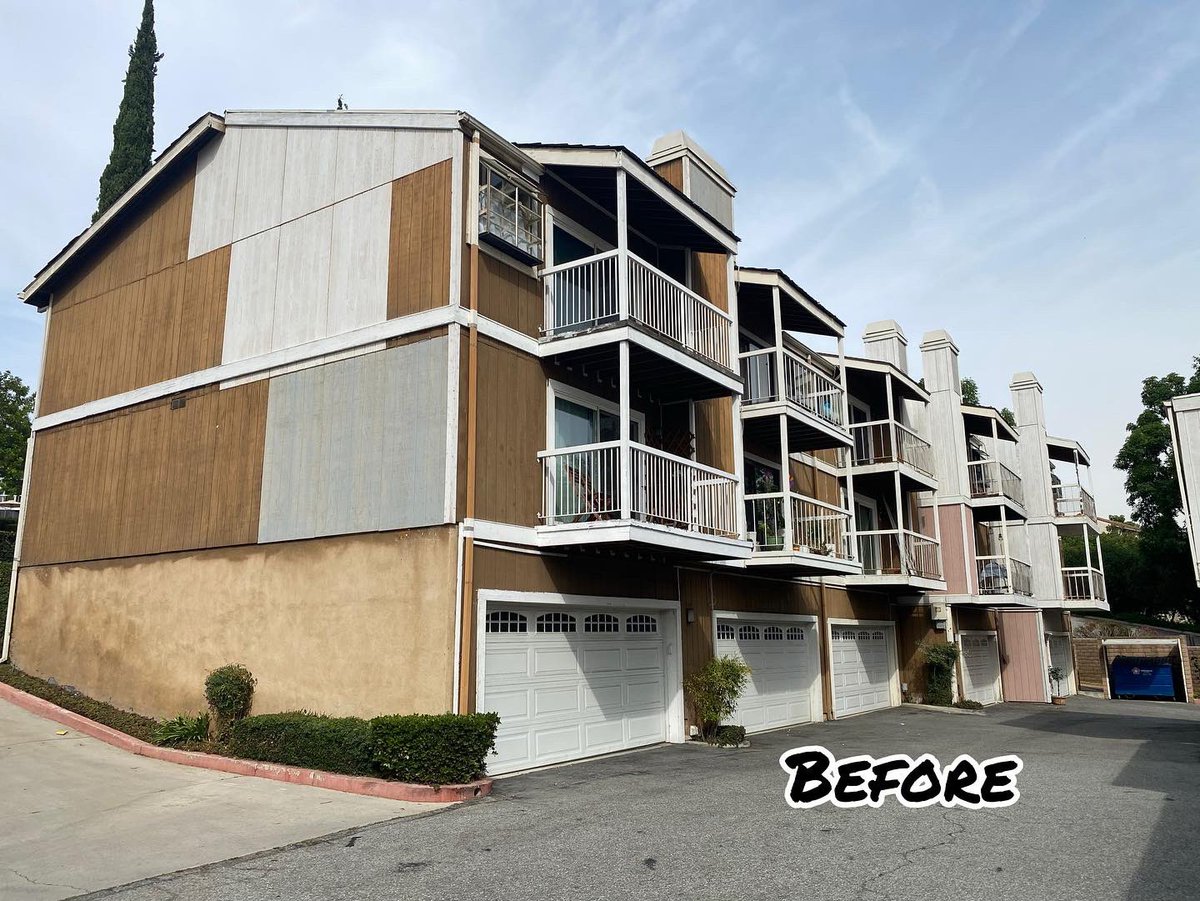 pilotpainting's tweet photo. Another dramatic transformation by yours truly! 🙌😍❤️ Contact us today at 📱 (714) 229-5900 for all your painting and reconstruction needs! #beforeandafter #transformationtuesday #pilotpainting #experiencematters #behrpaint https://t.co/pcQ9iFvC63