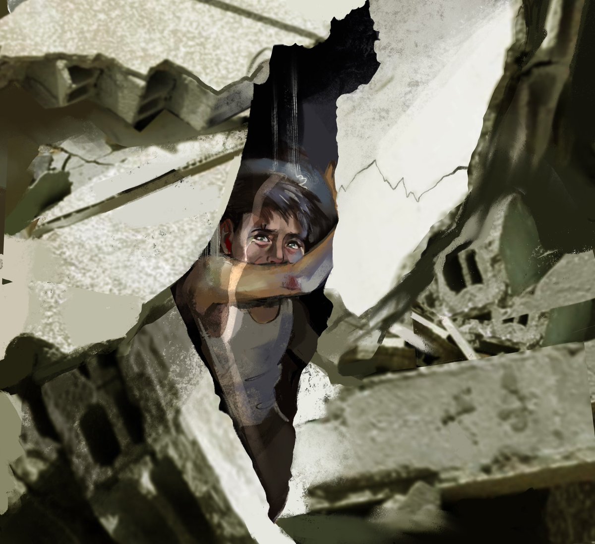azadael's tweet photo. If you still think this is about “defense” you are gravely mistaken.
#Palestine #IStandWithPalastine #gaza #art #artist #pocartist #FreePalestine #CeasefireNOW #muslim #artistsoninstagram #Gaza_Genocide #Gazabombing #ArtistOnTwitter https://t.co/SeQHMwXciw