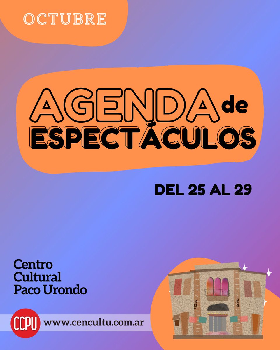 👉Descubrí la programación completa en nuestra página web 

cencultu.com.ar/actividades/