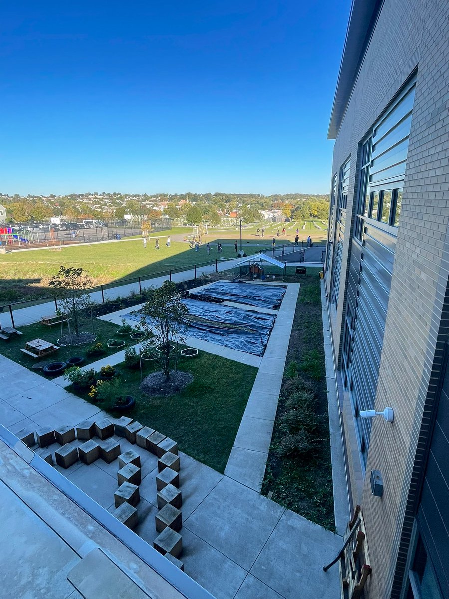 CMTAEngineers's tweet photo. Take a quick peak behind the scenes at @BaltCitySchools’ Holabird Elementary! The replacement school is #NetZero and currently operates at a 26 EUI, compared to a previous EUI of 82 at the old school. 👏#FutureSchoolsSummit https://t.co/w5g7bBmNbA