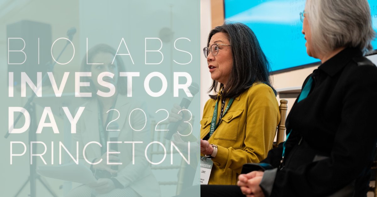We’re very excited to have 16 NJ life science startups on the agenda for #biolabsinvestorday on Thursday! From pre-Seed to Series B, each company will get 5 minutes to give lightning pitches to a room full of other startups, investors, sponsors and partners.
