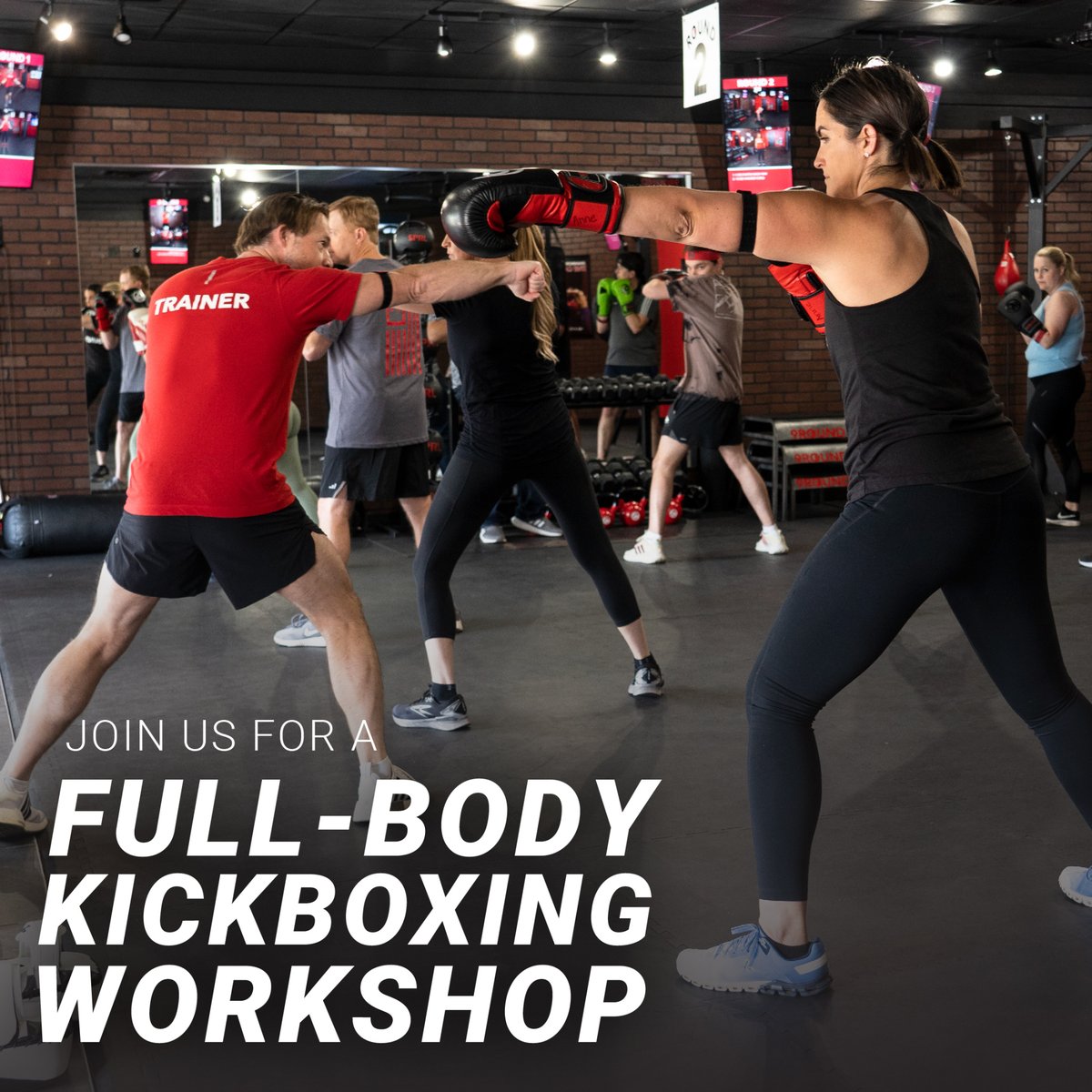 9RoundFayNC's tweet photo. 🥊 Join us this Thursday for our Full-Body Kickboxing Workshop! You’ll learn how to perfect your technique, so you get the most out of all your workouts!

Gina and Mike are pumped to be leading this workshop on Oct. 26 from 7:00 PM - 8:00 PM.

Space is limited. Secure your... https://t.co/yjxh5Tzqy8