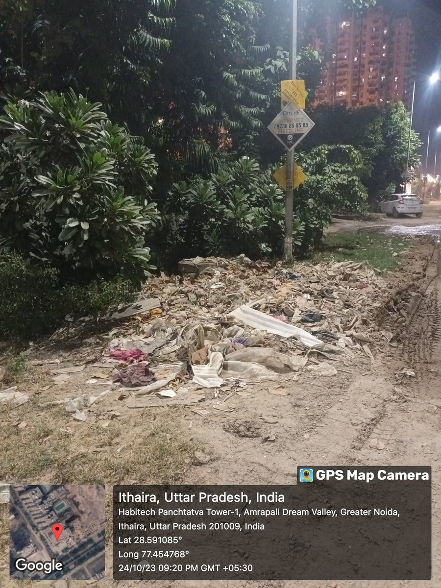 <a href="/OfficialGNIDA/">Greater Noida Industrial Development Authority</a> <a href="/nefowaoffice/">NEFOWA</a> <a href="/dmgbnagar/">DM NOIDA Gautam Buddha Nagar</a> <a href="/UPGovt/">Government of UP</a> <a href="/ANINewsUP/">ANI UP/Uttarakhand</a> बार बार अनुरोध के वावजूद सफाई व्यवस्था में कोताही बरती जा रही है, कृपया संबंधित विभाग को निर्देशित कर के आसपास के क्षेत्र में सफाई व्यवस्था सुनिश्चित करें,<a href="/WestGreno/">Greater Noida West Residents Group</a> <a href="/UppcbN/">U.P Pollution Control Board Greater Noida</a> @UPPCBLKO <a href="/CPCB/">CPCB 🇺🇦</a>