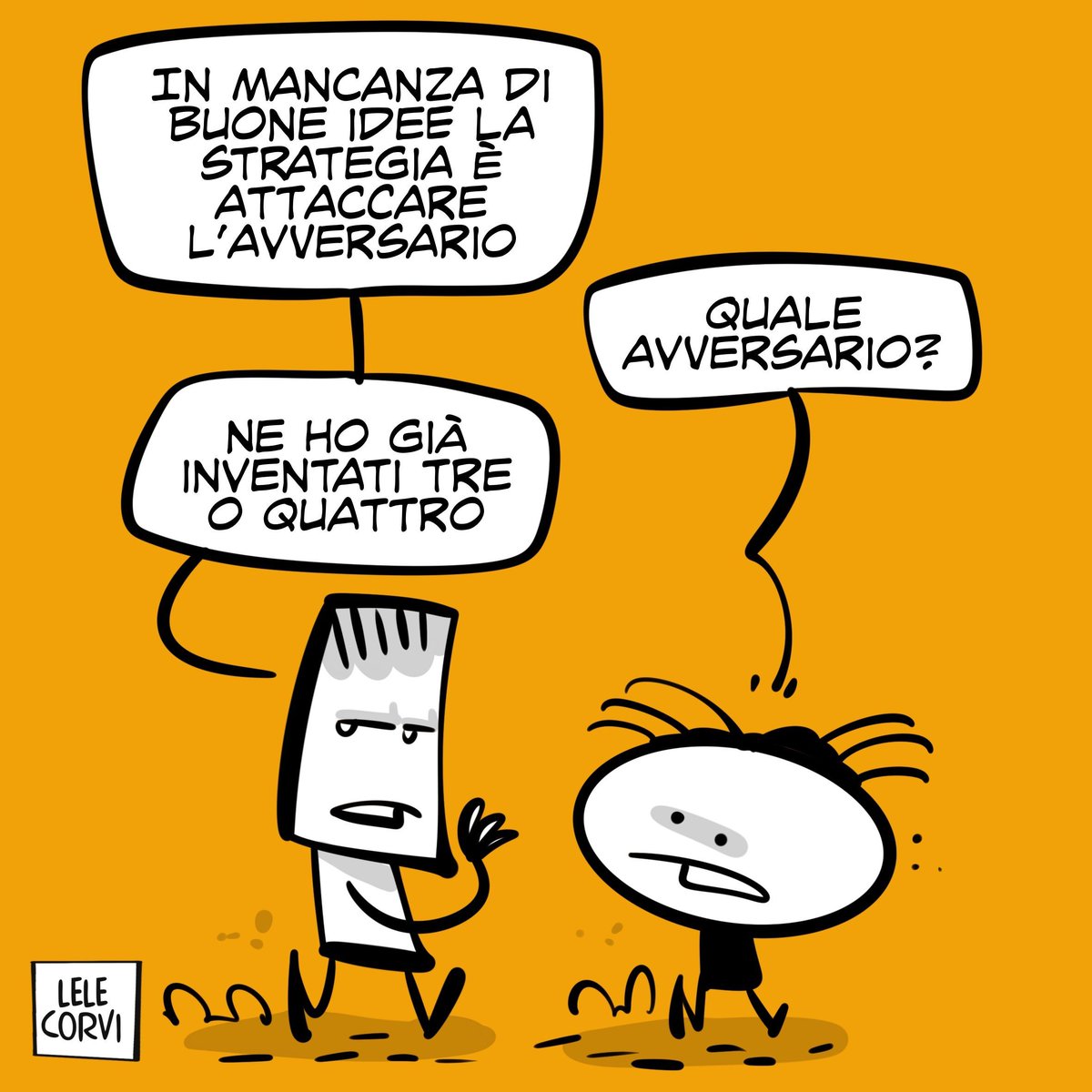 LeleCorvi's tweet photo. Strategie
—
✉️ Vuoi una vignetta personalizzata? Contattami
📘Le vignette di Dadgad le trovi su Amazon
🔺Per maggiori info: link in bio. 
—
#Avversario #Invenzioni
#Dadgad #LeleCorvi #Vignette https://t.co/PuThxXyEo6