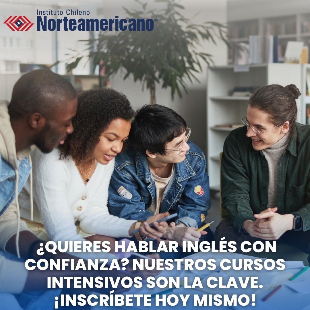 ¡No esperes más para ser un hablante de inglés fluido! Únete a nuestros cursos intensivos.
#InglésIntensivo #FluidezEnInglés #CursosIntensivos #InglésFluido #InstitutoChilenoNorteamericano