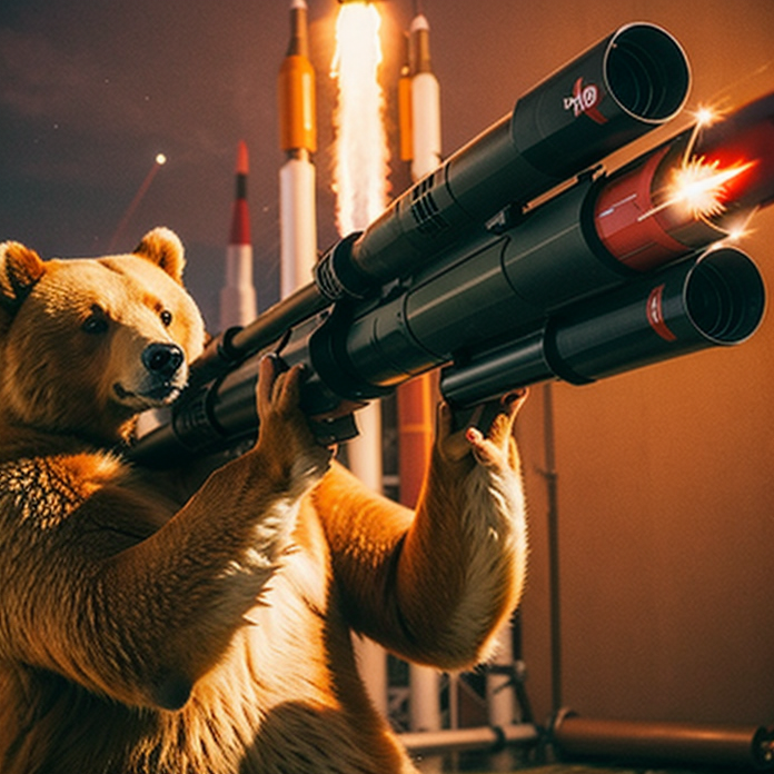 最近の熊は凶暴化しているので、核攻撃を仕掛けてきます。

Recent bears have become more aggressive and are launching nuclear attacks.