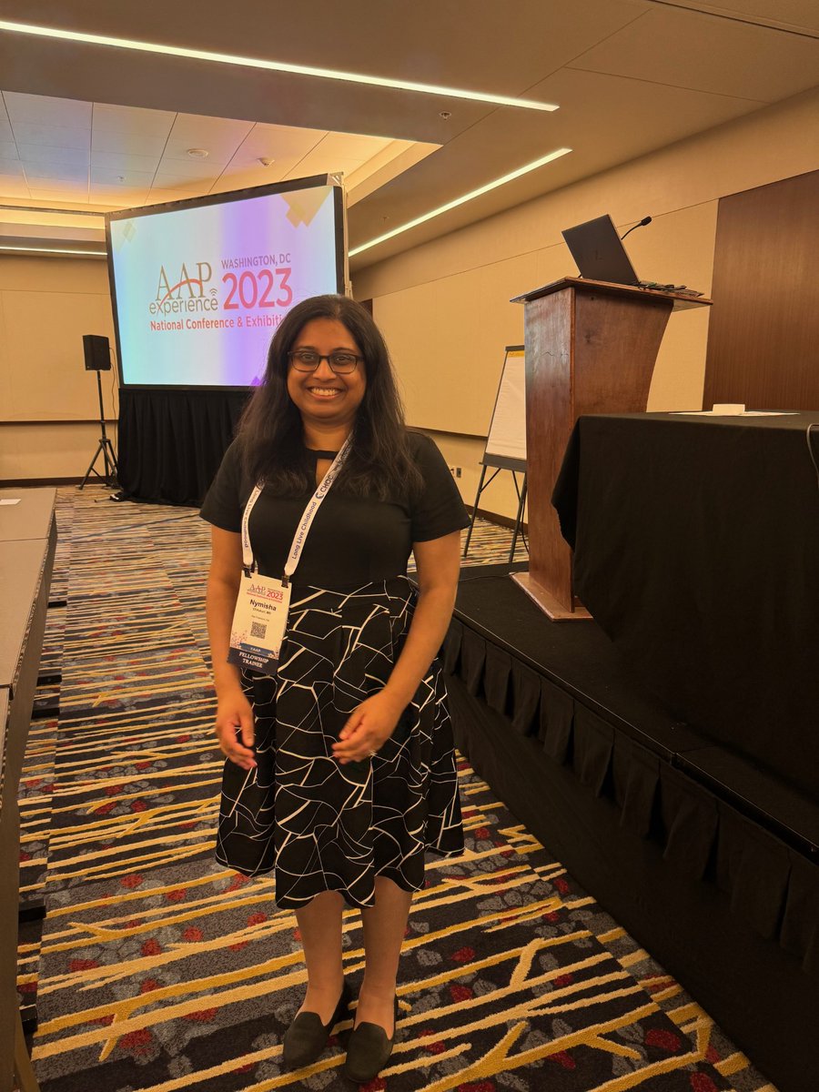 StanfordCIF's tweet photo. So proud of both @NaveedRabbaniMD and @NymishaC for their excellent presentations at #aapnce2023! Big congrats to @NymishaC for winning the best presentation at the #COCIT session for her work on supporting patient portals for Spanish-speaking families! https://t.co/Rhtd0UutQp