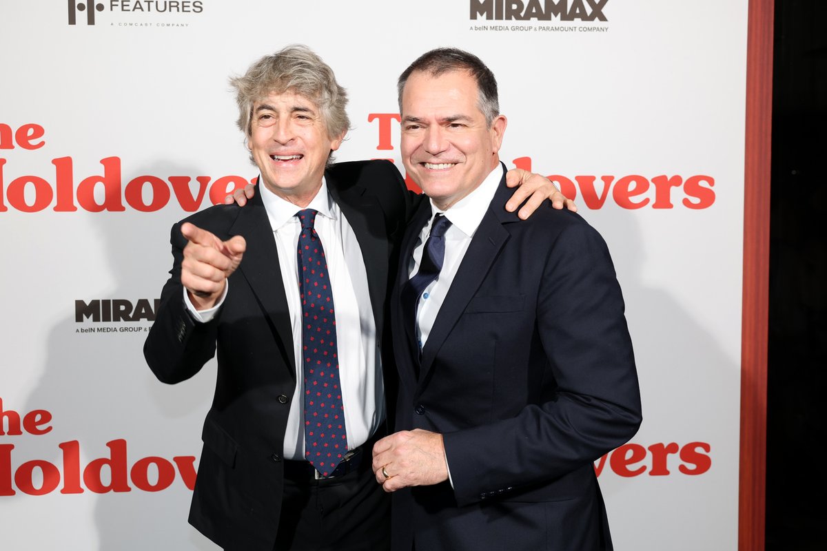 HoldoversFilm's tweet photo. An unforgettable night at @AcademyMuseum's special screening of #TheHoldovers with director Alexander Payne and crew.

The film opens exclusively in NY and LA theaters this Friday, everywhere November 10. https://t.co/VKYIie2XRT