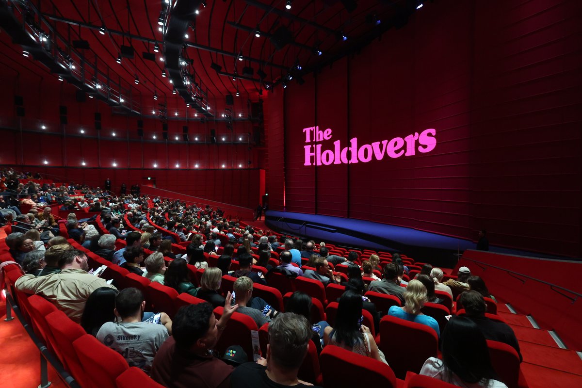 HoldoversFilm's tweet photo. An unforgettable night at @AcademyMuseum's special screening of #TheHoldovers with director Alexander Payne and crew.

The film opens exclusively in NY and LA theaters this Friday, everywhere November 10. https://t.co/VKYIie2XRT