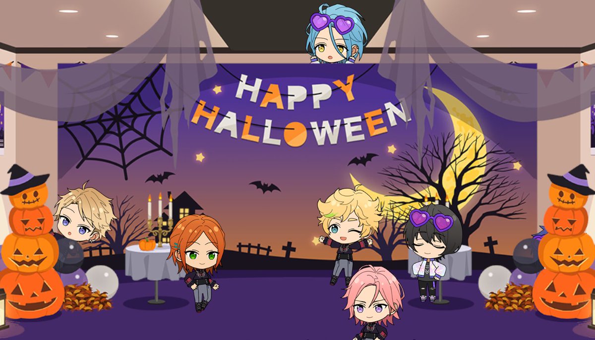 Trick &amp; Treatなアイドルたちの
仮装パーティーを撮影！📷🎃

今日は【合計6人】のアイドルの撮影に成功したよ💫

#あんスタハロウィン2023 #あんスタ