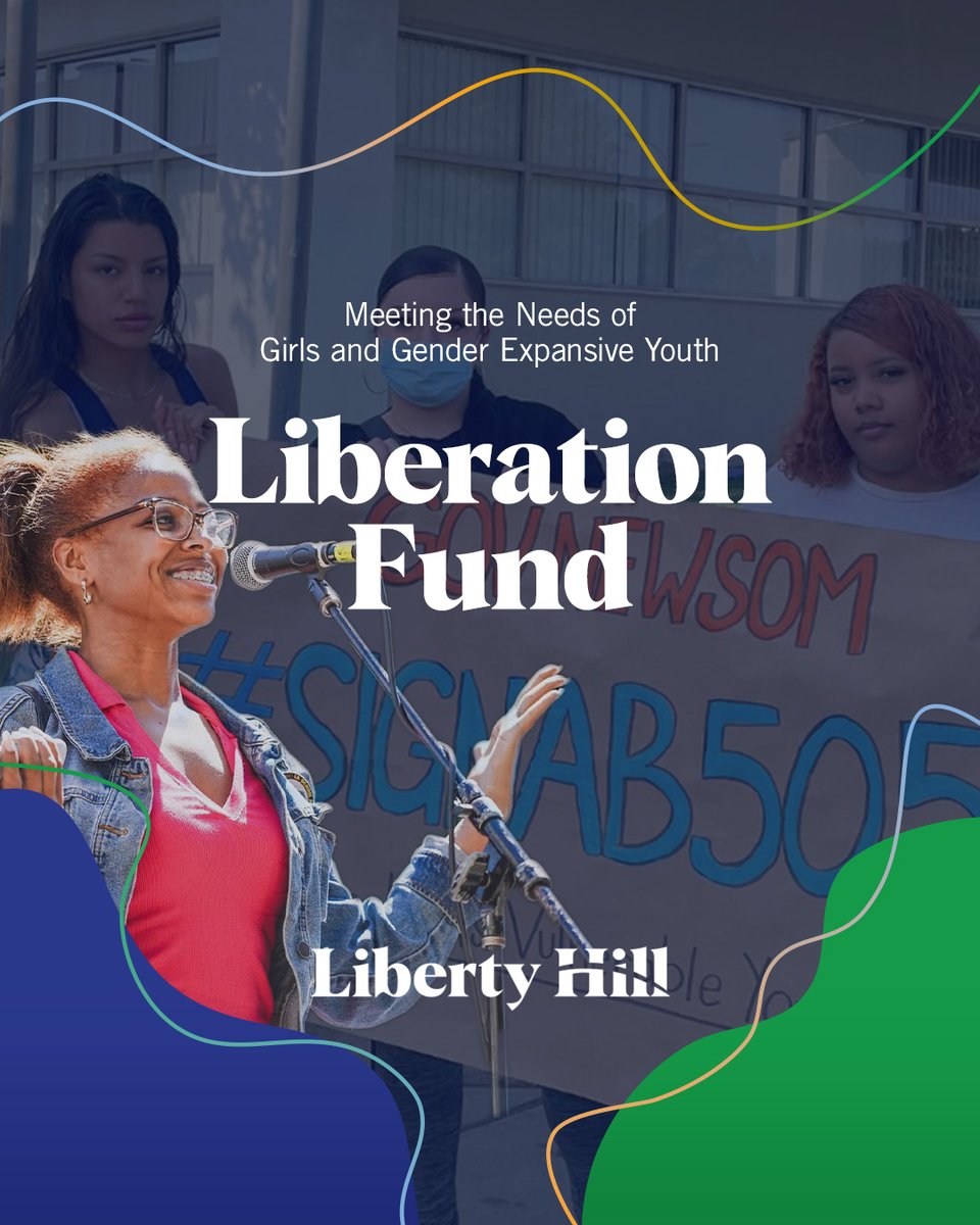.<a href="/LibertyHill/">Liberty Hill Foundation</a>’s newly formed #LiberationFund will provide resources to support new alliance-building work for organizations with the expertise and trust to meet the needs of girls and gender expansive youth and invest in their liberated futures. Learn more libhill.co/liberation-fund