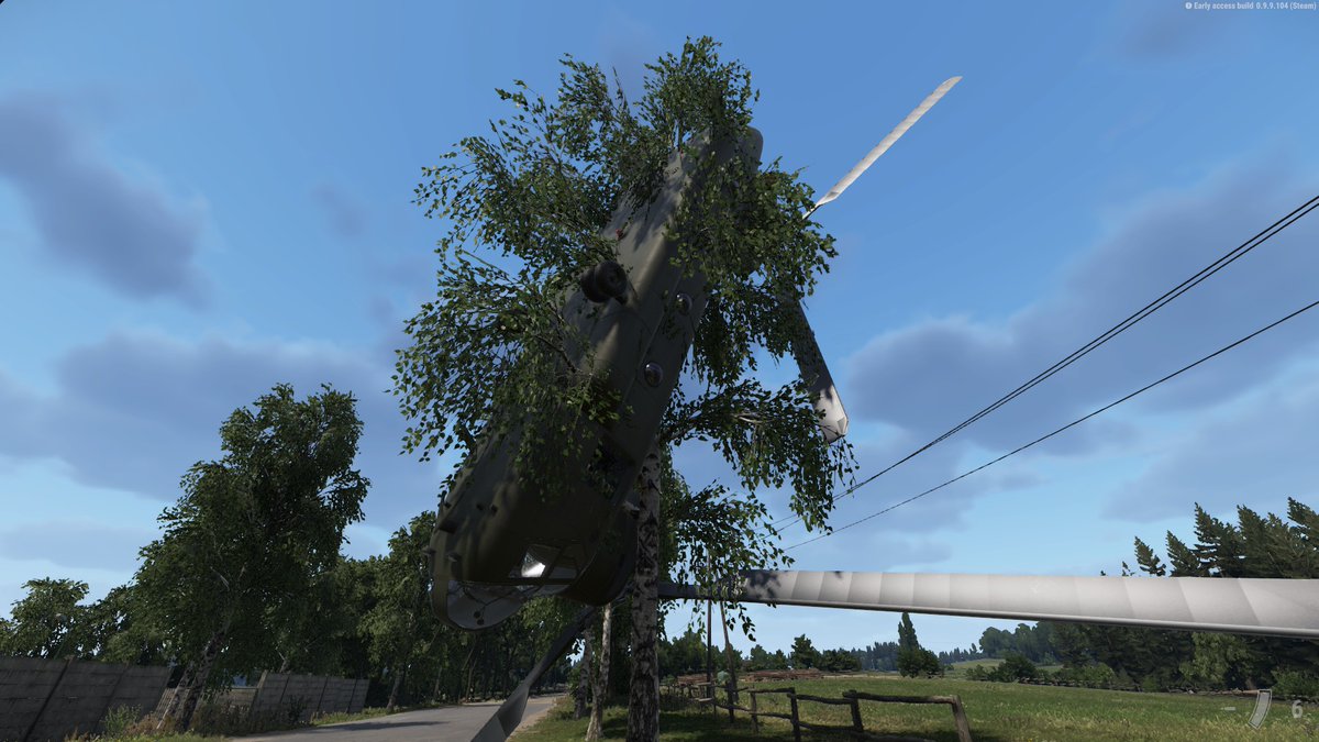 Maddog887's tweet photo. Sir.... you can't park there!!!
#helocrash #fails #cantparkthere #armareforger #roadtoarma4 @ArmaPlatform https://t.co/PdyzSRs12F