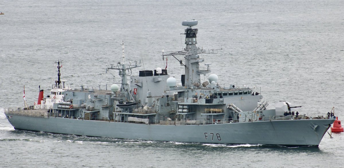 WarshipCam's tweet photo. HMS Kent (F78) Duke-class frigate coming into Plymouth, England - October 24, 2023 #hmskent #f78
SRC: TW-@Rockhoppas https://t.co/dUH7Ri82CC